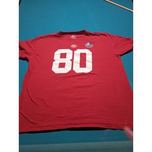 Fanatics Red Jersey Shirt with White Number
